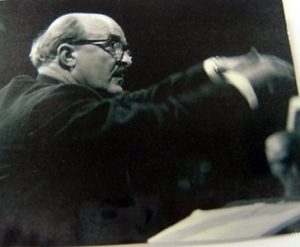 Composer Mansel Thomas Conducting